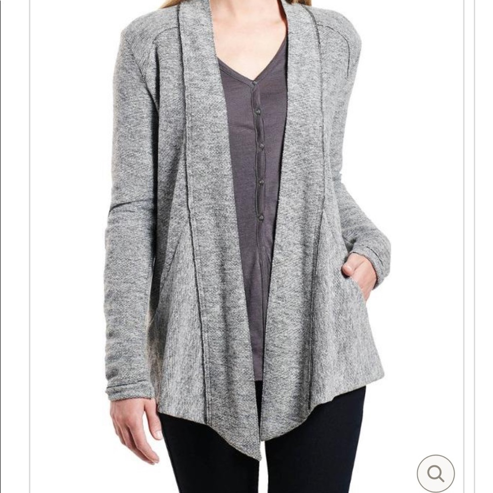 Kuhl Nova Wrap Cardigan Grey Sz Small